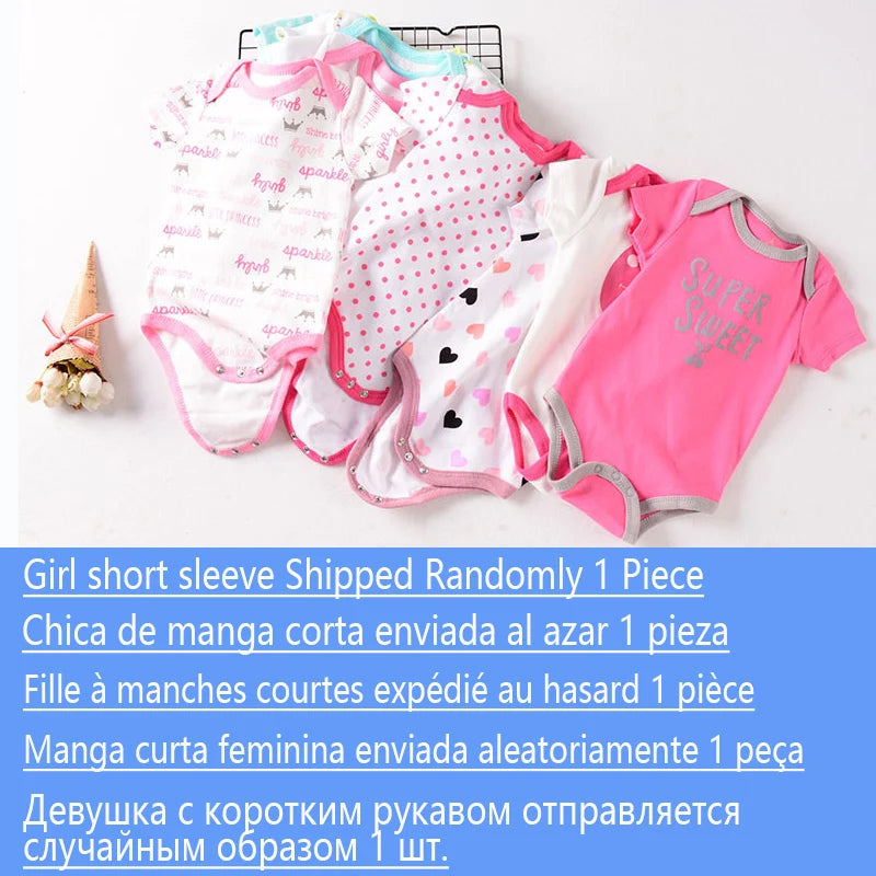1-2 Pieces Baby Bodysuit for Newborns Summer Baby Romper Girl/Boy Clothes 0-12M Newborn Clothing Infant Soft Tight Baby Clothes