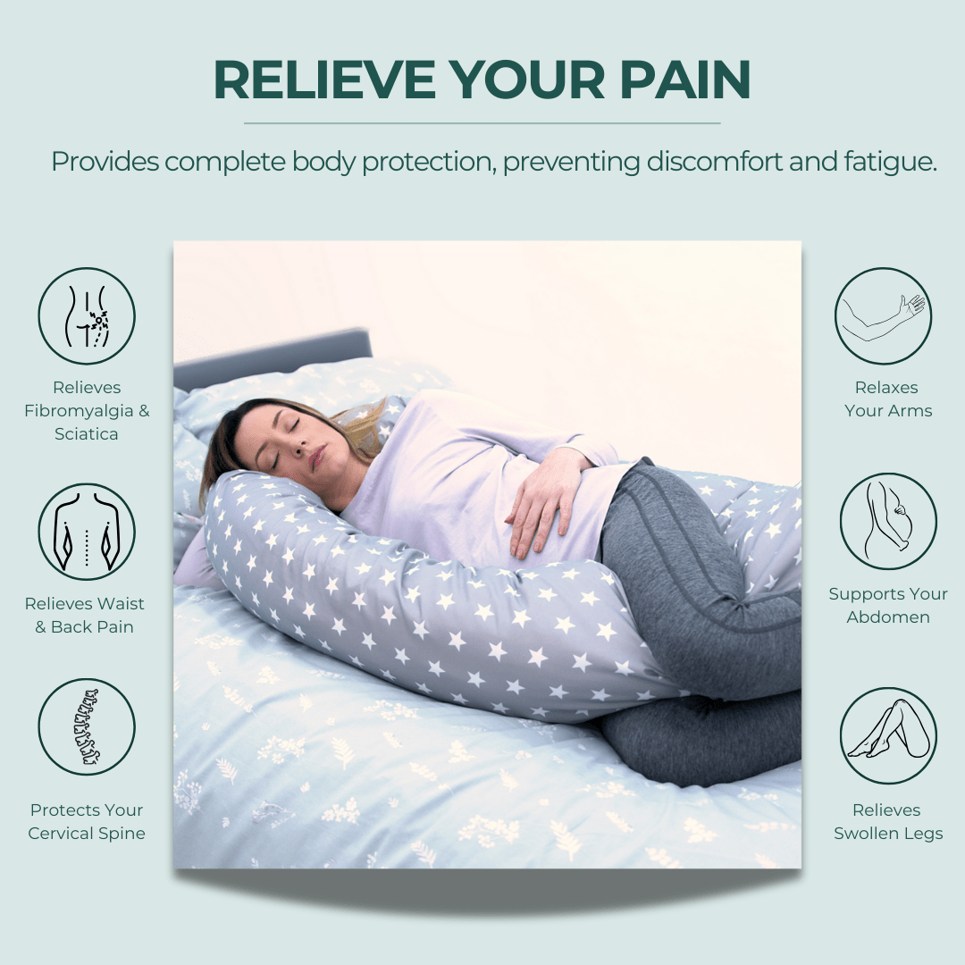 9ft Maternity Pregnancy Support Pillow - No Case-4