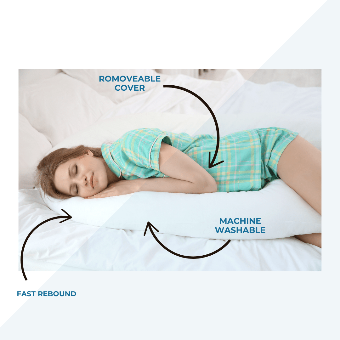 9ft Maternity Pregnancy Support Pillow - No Case-2