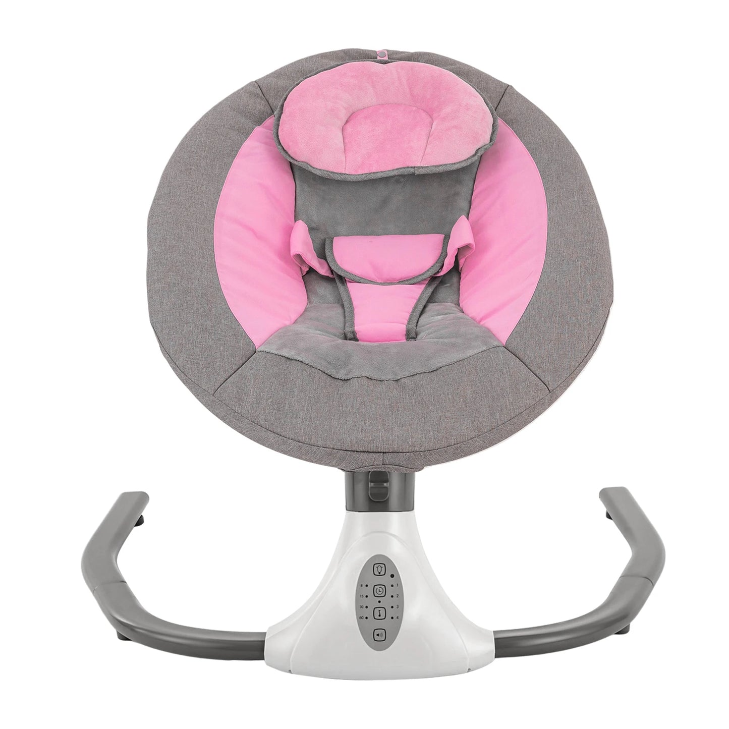 Electric Baby Swings for Infants to Toddler,Rocking Bedside Sleeper W/Wheels Travel Bag Music Speake for Newborn Boys and Girls
