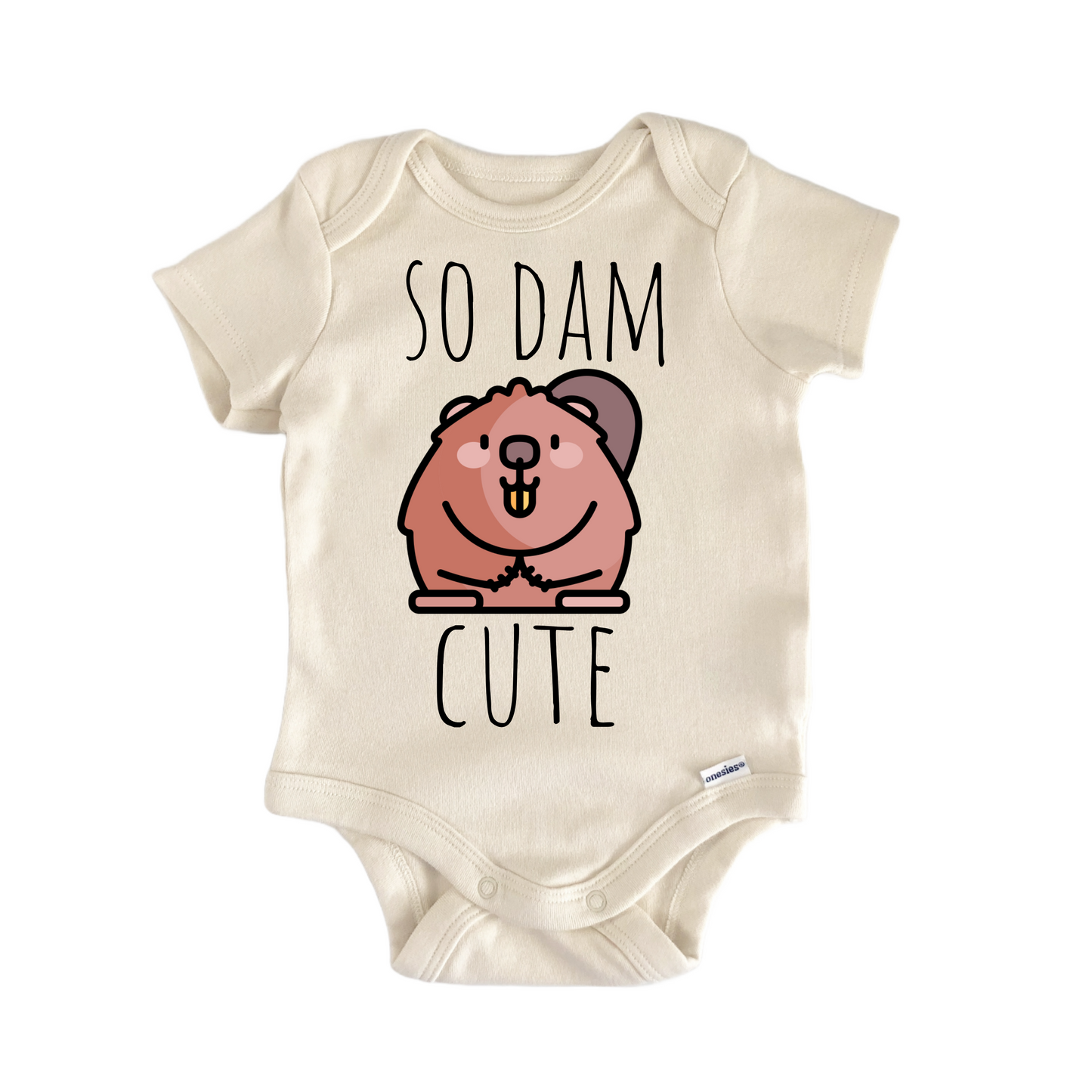 Beaver Dam Animal - Baby Bodysuit-0