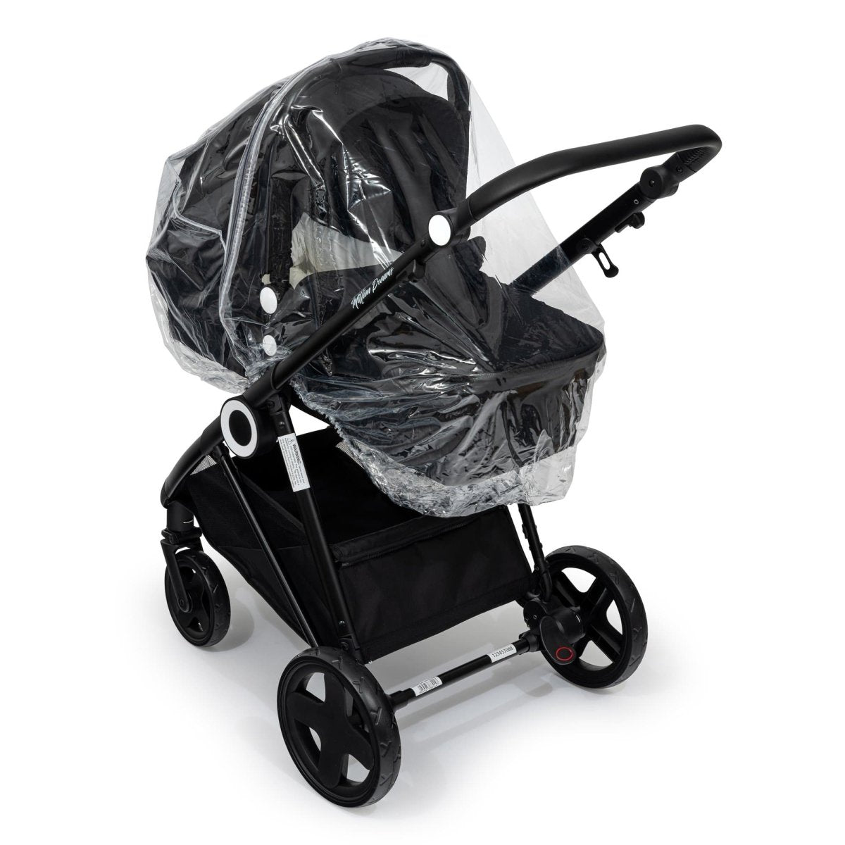 Universal Rain Cover For 2 in 1 Prams - Fits All Models-1