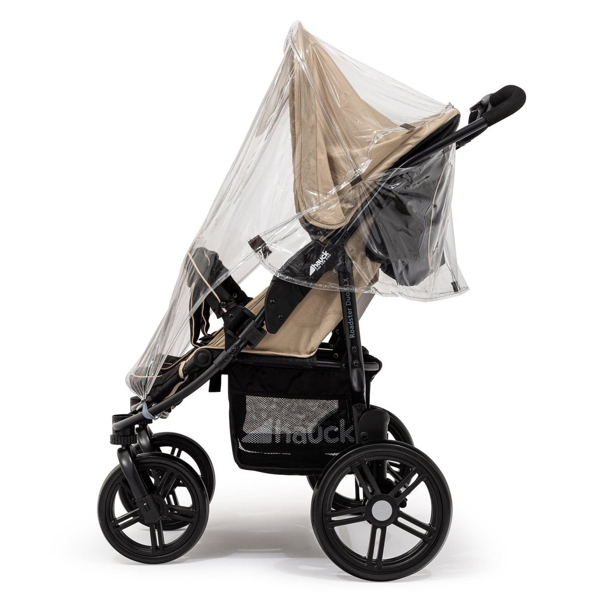 Universal Rain Cover For All Side By Side Pushchairs - Fits All Models-1
