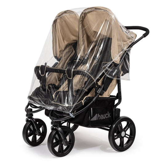 Universal Rain Cover For All Side By Side Pushchairs - Fits All Models-0
