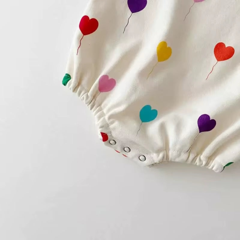 Baby Clothes Toddler Girls Clothing Balloon Print Boys Jumpsuits Infant
