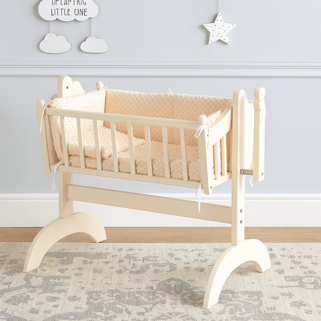 2pc Dimple Crib/Cradle Quilt & Bumper Bedding Set-6