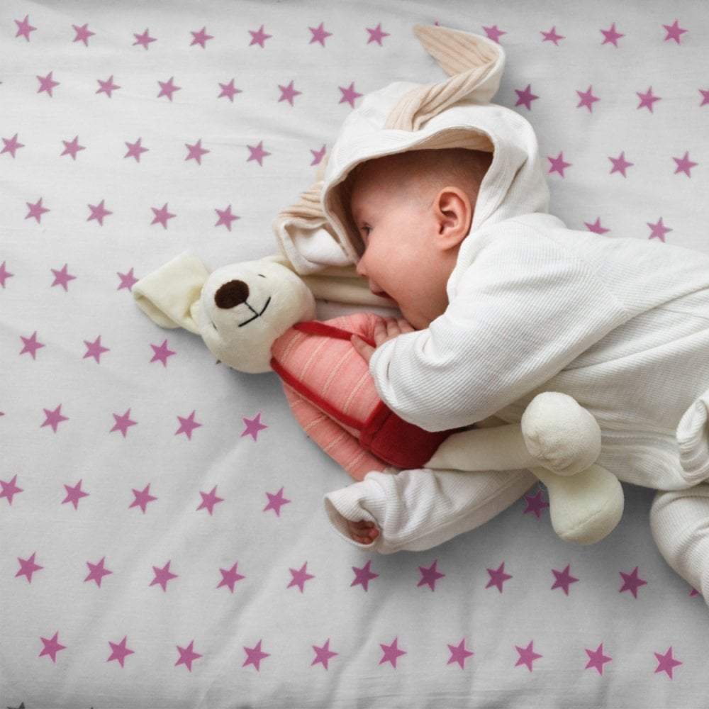 2x Spacesaver Cot Fitted Sheet 100% Cotton 100x52cm-9