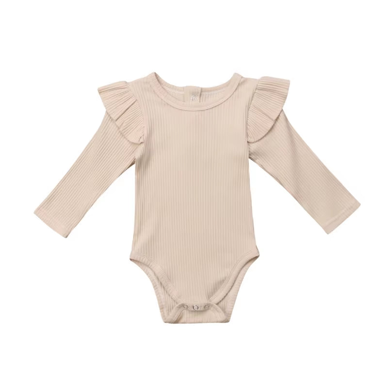 Baby Girl Rompers Autumn Princess Newborn Baby Clothes for 0-2Y Girls Boys Long Sleeve Jumpsuit Kids Baby Outfits Clothes
