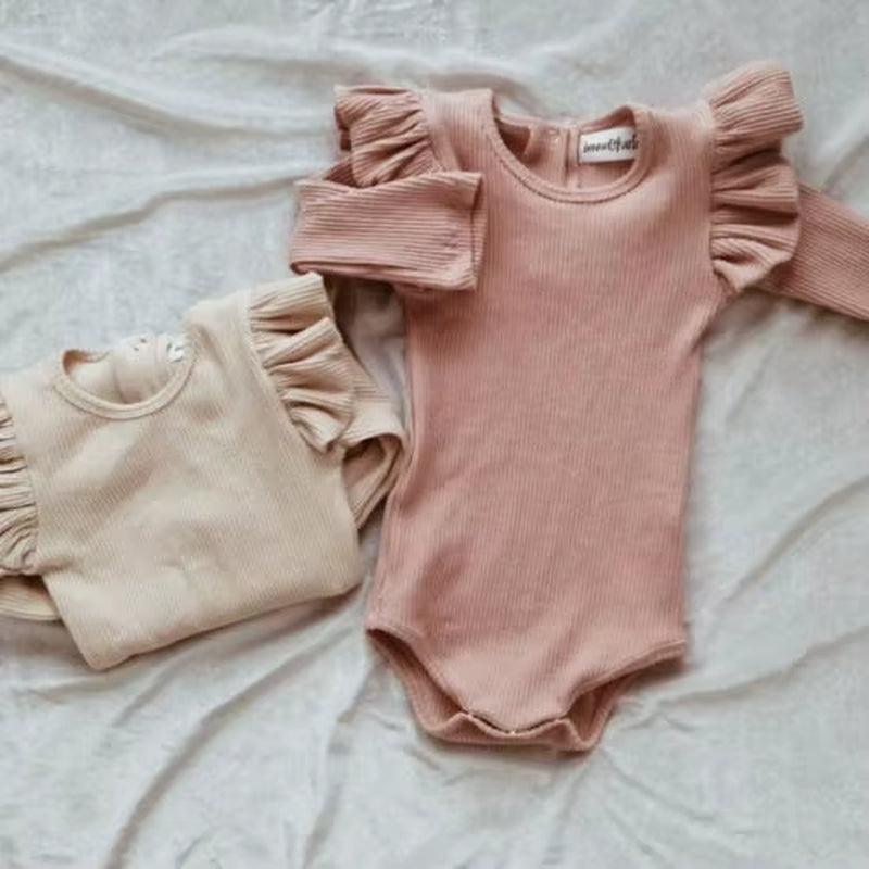 Baby Girl Rompers Autumn Princess Newborn Baby Clothes for 0-2Y Girls Boys Long Sleeve Jumpsuit Kids Baby Outfits Clothes