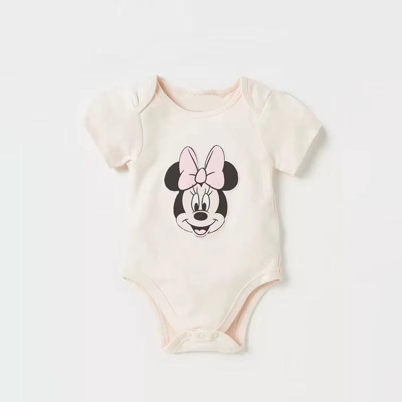 Summer Fashion Baby Clothes for 0-18Months Mickey Mouse Baby Boy Romper Infant Girl Jumpsuits