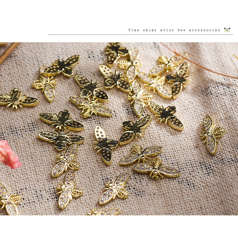 Diamond-studded bee DIY accessories-2