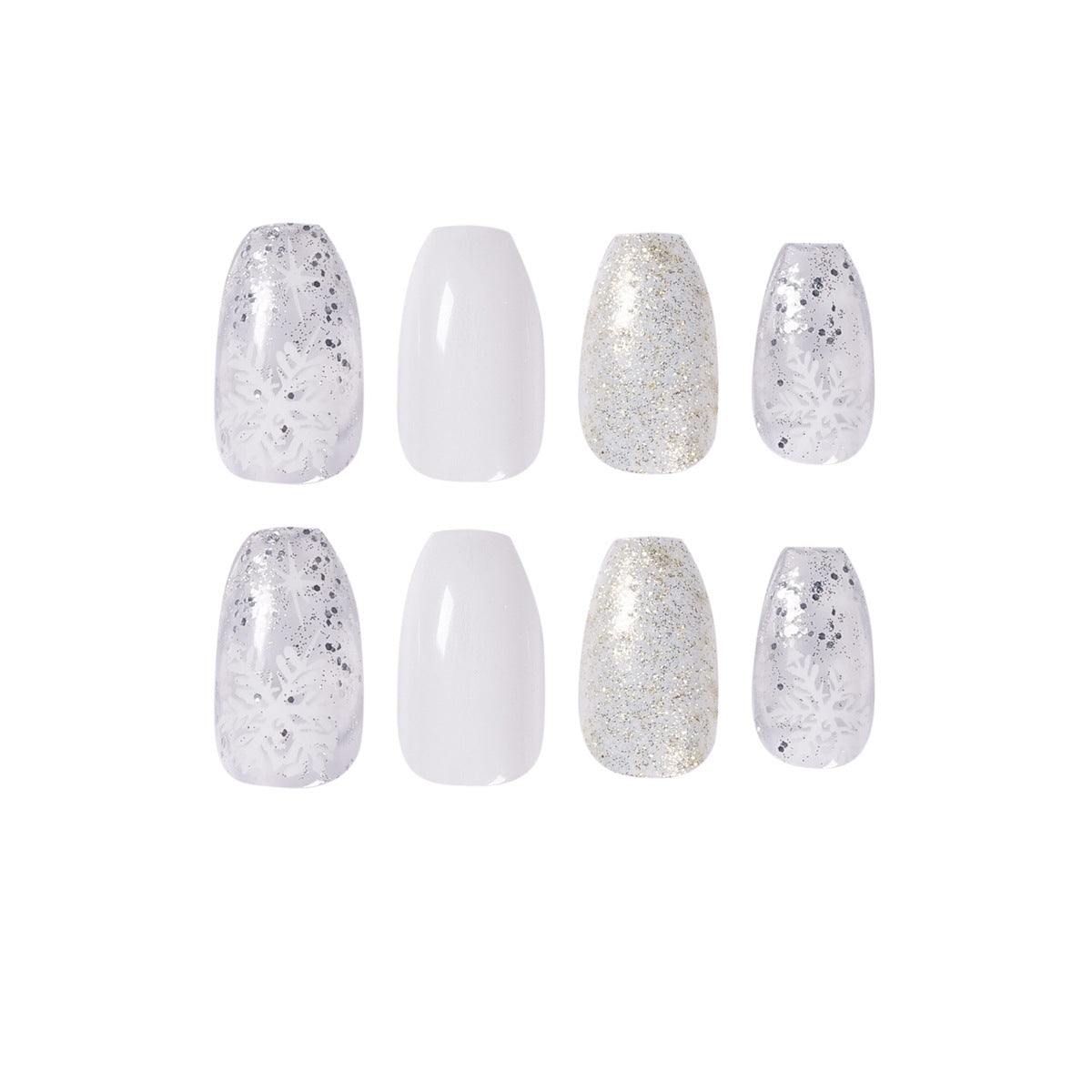 Ice Glitter Short Ballet Foreign Trade Section Wears Nail Art-2