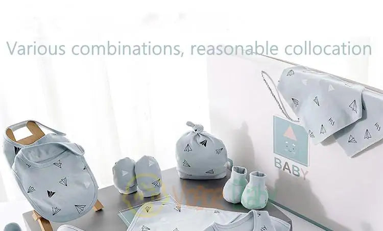 18/21pcs Newborn Clothes Baby Gift Pure Cotton Baby Set 0-6 Months Summer Autumn And Winter Kids Clothes Suit Unisex Without Box