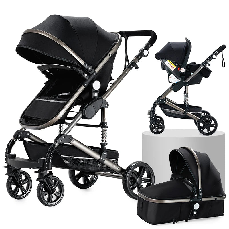 Baby Stroller lightweight strollers 3 in 1 Stroller Baby Walker Baby Trolley 588 Baby Stroller Car for Newborn Baby Travel pram