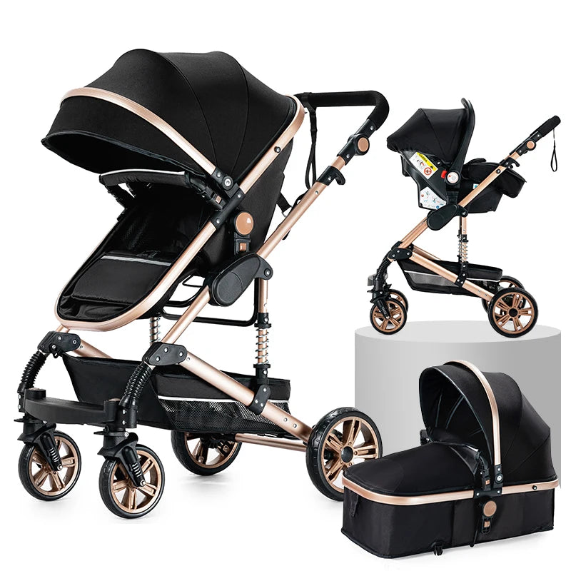 Baby Stroller lightweight strollers 3 in 1 Stroller Baby Walker Baby Trolley 588 Baby Stroller Car for Newborn Baby Travel pram