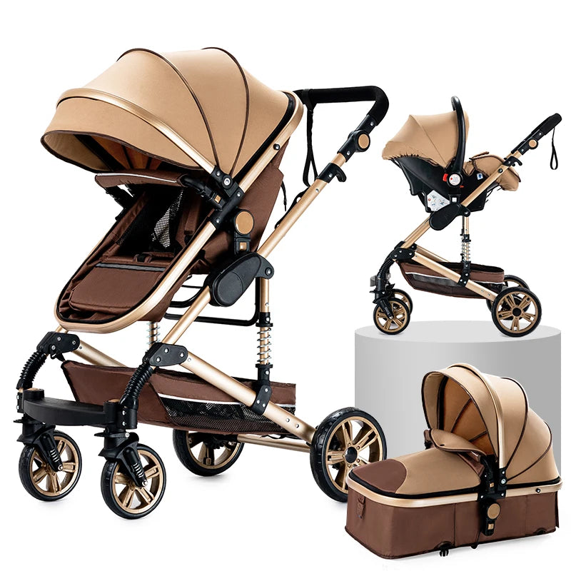 Baby Stroller lightweight strollers 3 in 1 Stroller Baby Walker Baby Trolley 588 Baby Stroller Car for Newborn Baby Travel pram