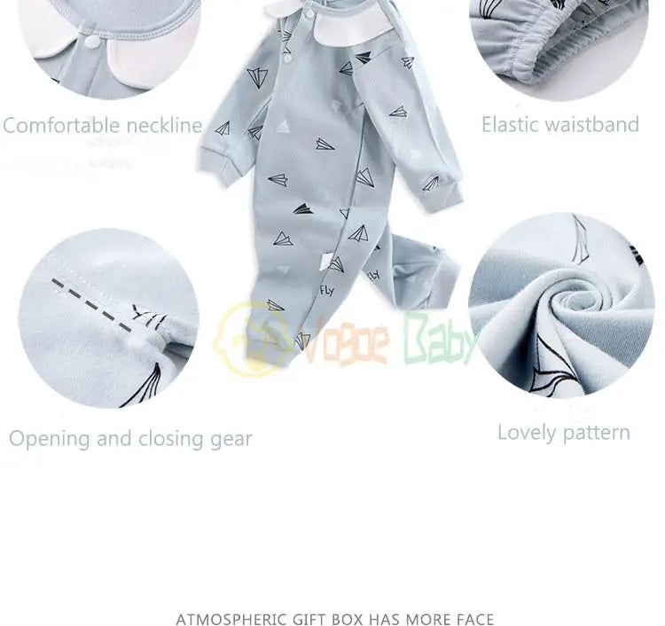 18/21pcs Newborn Clothes Baby Gift Pure Cotton Baby Set 0-6 Months Summer Autumn And Winter Kids Clothes Suit Unisex Without Box