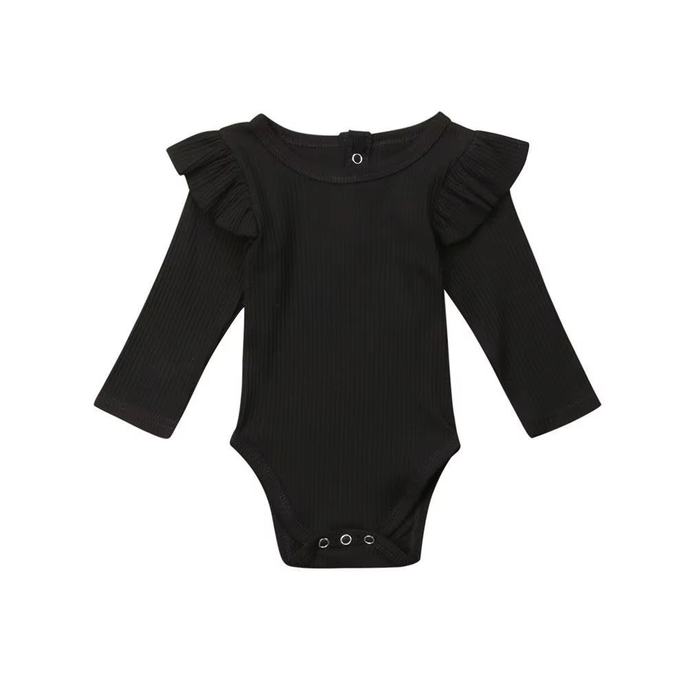 Baby Girl Rompers Autumn Princess Newborn Baby Clothes for 0-2Y Girls Boys Long Sleeve Jumpsuit Kids Baby Outfits Clothes