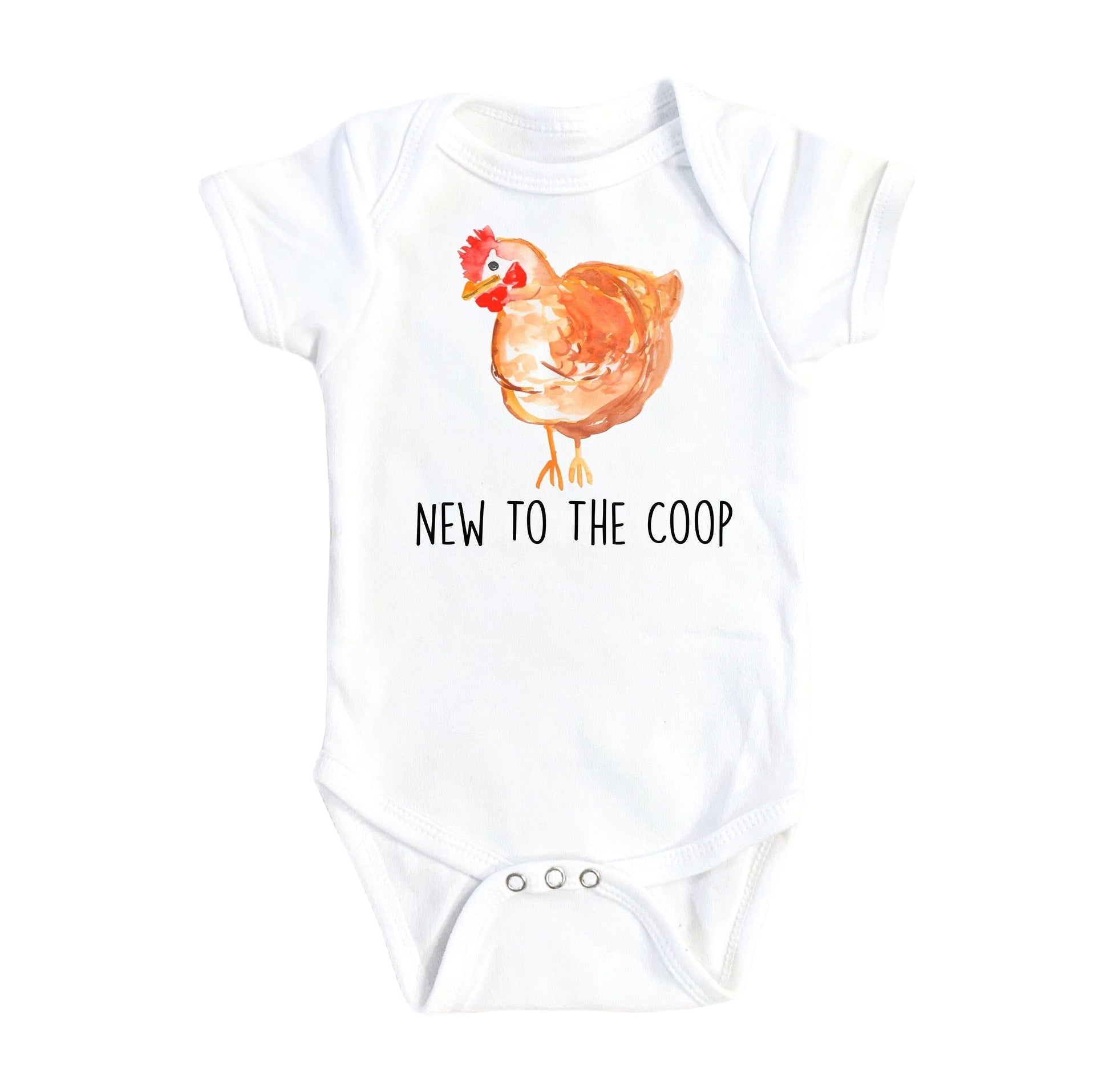 Brown Chicken - Baby Boy Girl Clothes Infant Bodysuit Funny Cute Newborn-0