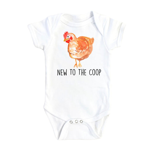 Brown Chicken - Baby Boy Girl Clothes Infant Bodysuit Funny Cute Newborn-0