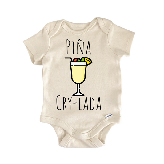Piña Colada Pina Cocktail Frozen - Baby Bodysuit-0