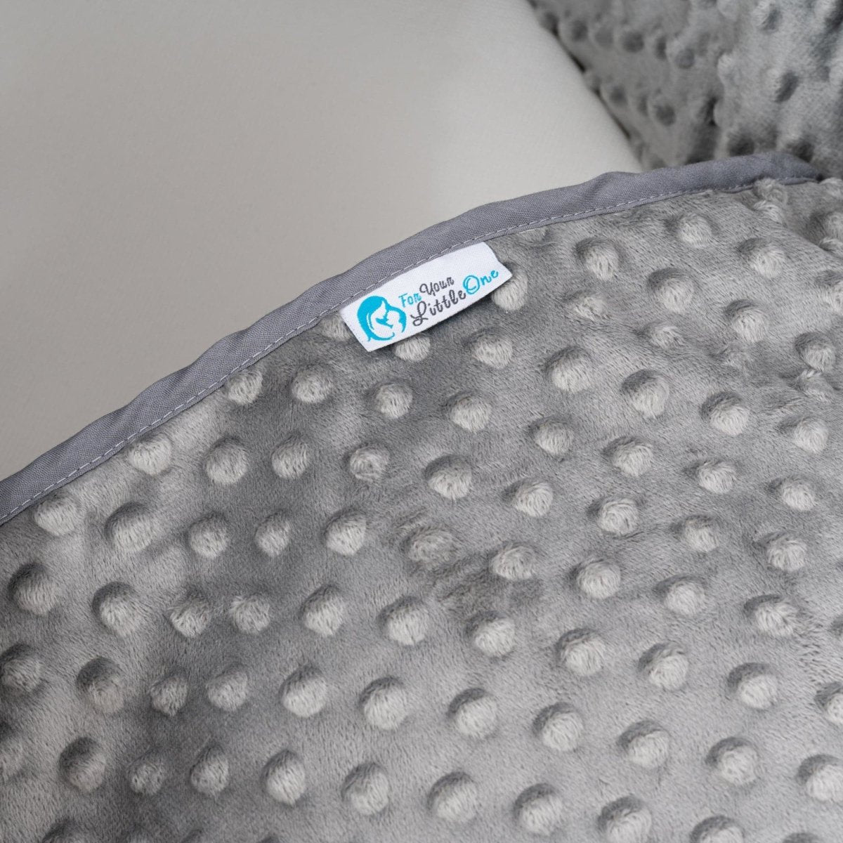 Pod Grey Dimple Moses Basket Bedding Set-3